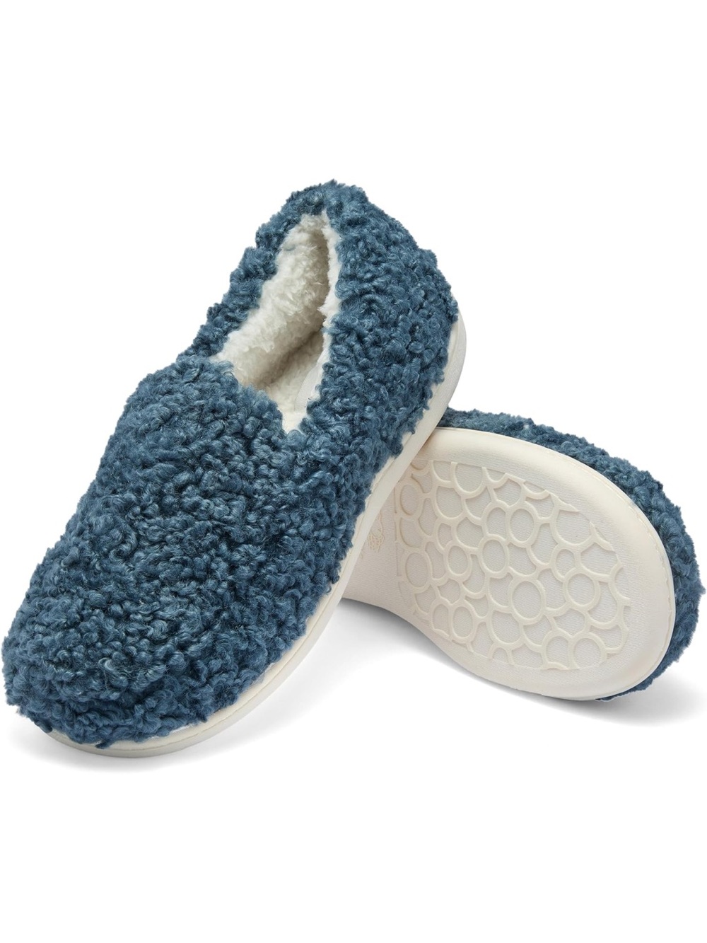 NWT Fruit of the Loom Slippers Women’s Size XL 11-12 Blue